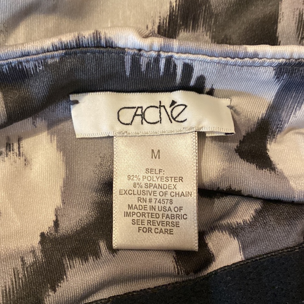 Cache Strapless Padded Top With Tie-Neck - image 3